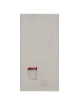 Landscape white matches by Clementine Bruno contemporary artwork painting
