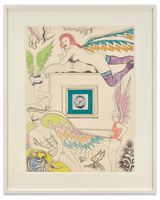Untitled by Robert Smithson contemporary artwork drawing works on paper