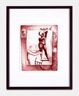 A fateful encounter by Bendt Eyckermans contemporary artwork drawing painting works on paper