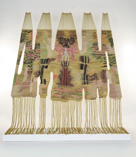 Sun Within by Chanakya School contemporary artwork Textile