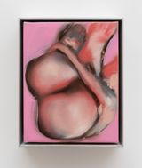 Pink Baby by Amanda Wall contemporary artwork painting works on paper