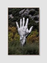 Empreinte Hand  1 Chauvet by JR contemporary artwork painting works on paper