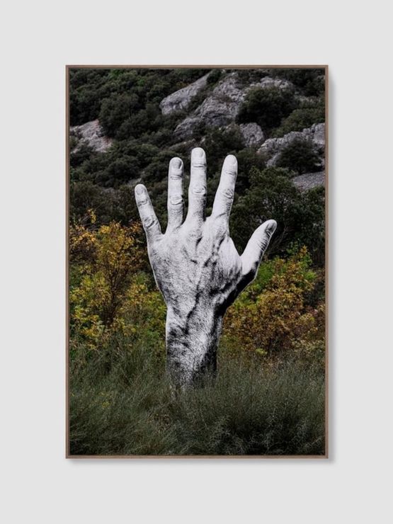 Empreinte Hand  1 Chauvet by JR contemporary artwork Painting