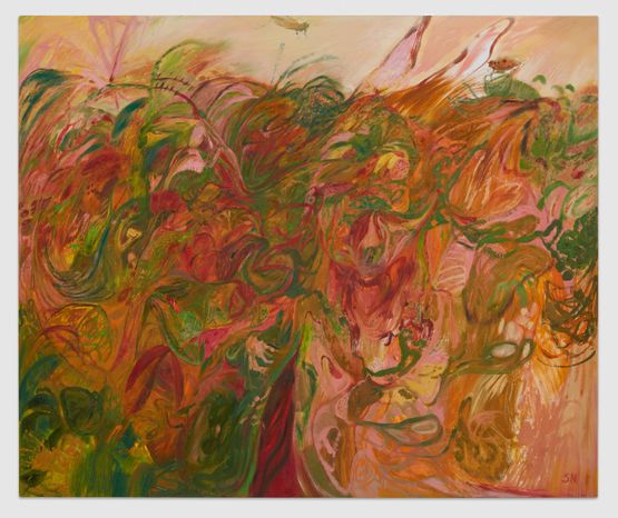 The Grasshoppers by Soumya Netrabile contemporary artwork Painting