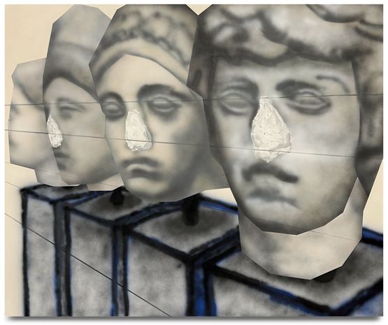 So ancient Romans dont have noses by Gao Hang contemporary artwork Painting