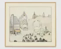 Paris by Saul Steinberg contemporary artwork Works on Paper