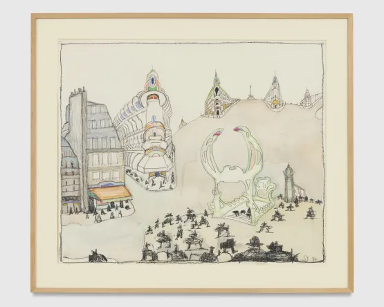 Paris by Saul Steinberg contemporary artwork Works on Paper