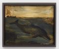 Untitled Delfino con bragozzo by Luigi Zuccheri contemporary artwork Painting