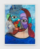 The Redhead by George Condo contemporary artwork works on paper