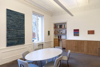 Contemporary art exhibition Juan Usle Lines  horizons at Galerie Lelong 13 Rue de Teheran Paris France