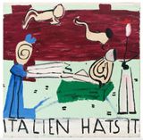 Untitled by Rose Wylie contemporary artwork painting