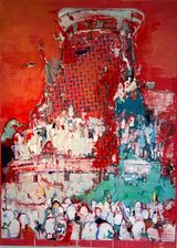 No 6 - True Gold - Dreamer by Le Quy Tong contemporary artwork painting