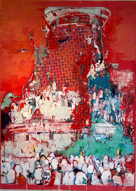 No 6 - True Gold - Dreamer by Le Quy Tong contemporary artwork Painting