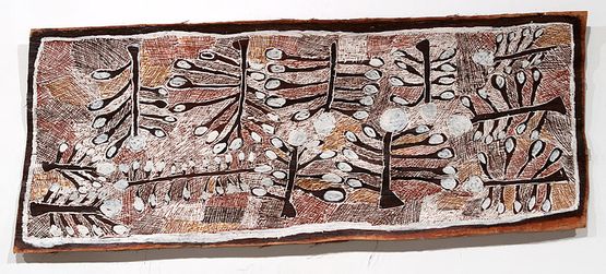 Wild Apple Orchard by Nyapanyapa Yunupiu contemporary artwork Mixed Media