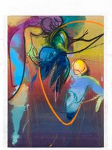 Metallgewurgt in NEBULA by Daniel Richter contemporary artwork painting