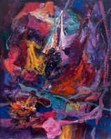 Face 2 by Kais Salman contemporary artwork painting
