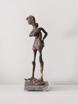 The Sore Neck by Francis Upritchard contemporary artwork sculpture