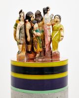 An Indian queue of sorts by Bharti Kher contemporary artwork sculpture