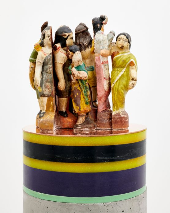 An Indian queue of sorts by Bharti Kher contemporary artwork Sculpture