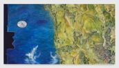 Best Photograph of a UFO Ever Taken Costa Rica 1971 by Sergio Loaiza by Keith Mayerson contemporary artwork Painting
