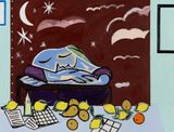 Still Life with Painting by Farah Atassi contemporary artwork painting
