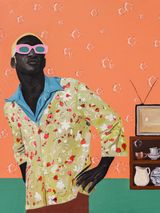 Drip Lord by Olamide Ogunade Olisco contemporary artwork painting