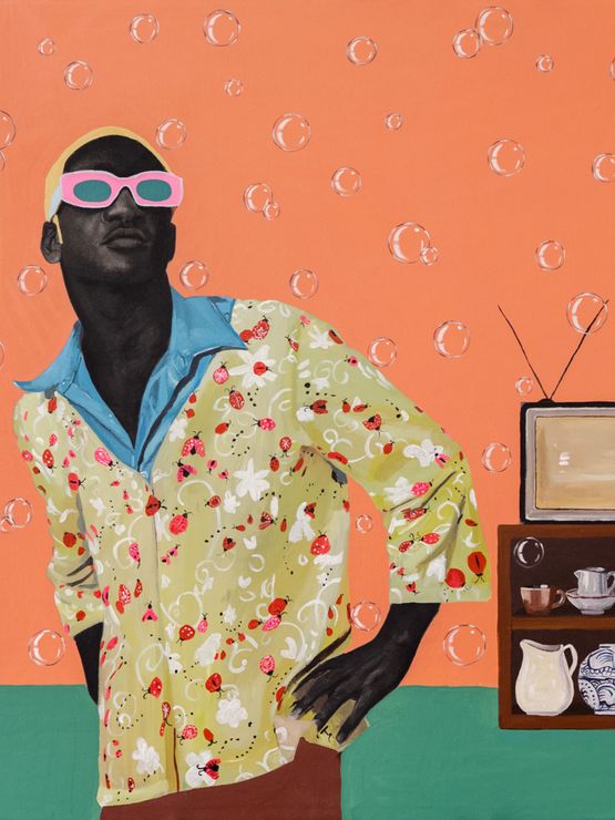 Drip Lord by Olamide Ogunade Olisco contemporary artwork Painting