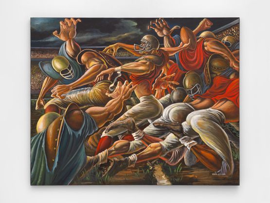 From the Pocket by Ernie Barnes contemporary artwork Painting