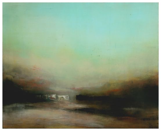 Quiet Falls by Richard Whadcock contemporary artwork Painting