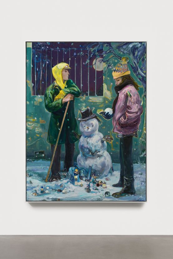 Dirty Snowman by Chen Zuo contemporary artwork Painting