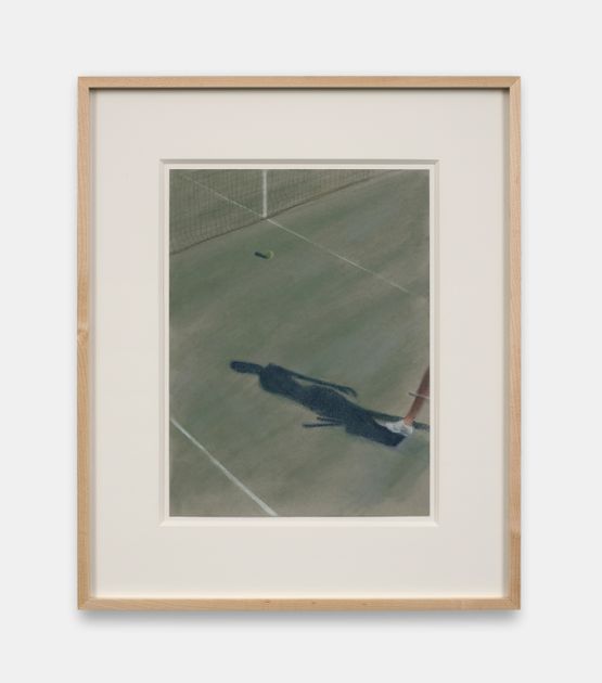 Shadow Tennis by Holly Lowen contemporary artwork Works on Paper
