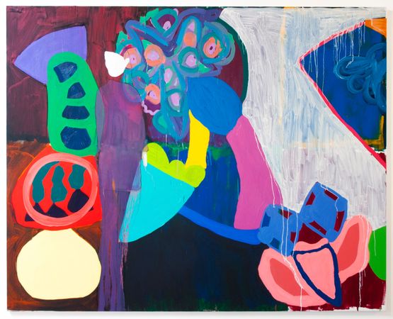 Across The Universe by Maria Lynch contemporary artwork Painting
