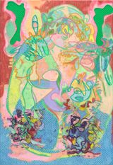 Gaude Heni 23 by July Ancel contemporary artwork painting