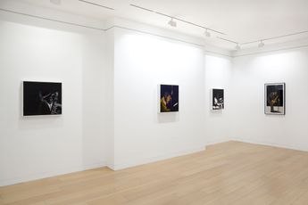 Contemporary art exhibition Sam Nhlengethwa All Blues at Goodman Gallery New York United States
