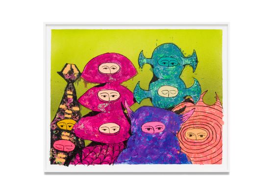 HAPPY ALIEN NATION by Eko Nugroho contemporary artwork Works on Paper
