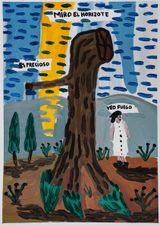 Miro el horizonte by Cesc Abad contemporary artwork painting