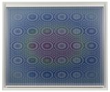Pioggia Arcobaleno by Alberto Biasi contemporary artwork sculpture