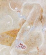 Sun and Moon by Ling Yung contemporary artwork painting