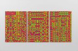 Reflective Painting by Jarbas Lopes contemporary artwork textile