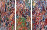 Forest 1-3 by Sabine Moritz contemporary artwork painting