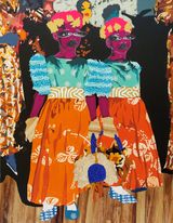 Ushered In by Cydne Jasmin Coleby contemporary artwork painting works on paper
