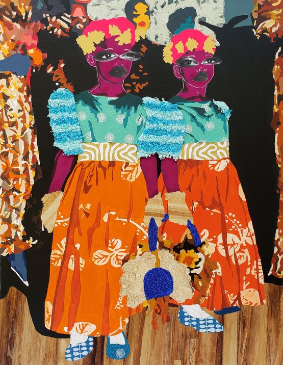 Ushered In by Cydne Jasmin Coleby contemporary artwork Painting