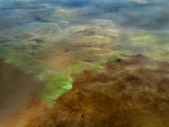 Lake Logipi 1 Rift Valley Kenya by Edward Burtynsky contemporary artwork Photography