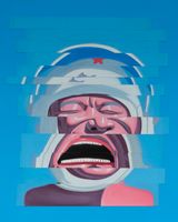 Im Not a Copy by Alexander Reben contemporary artwork painting