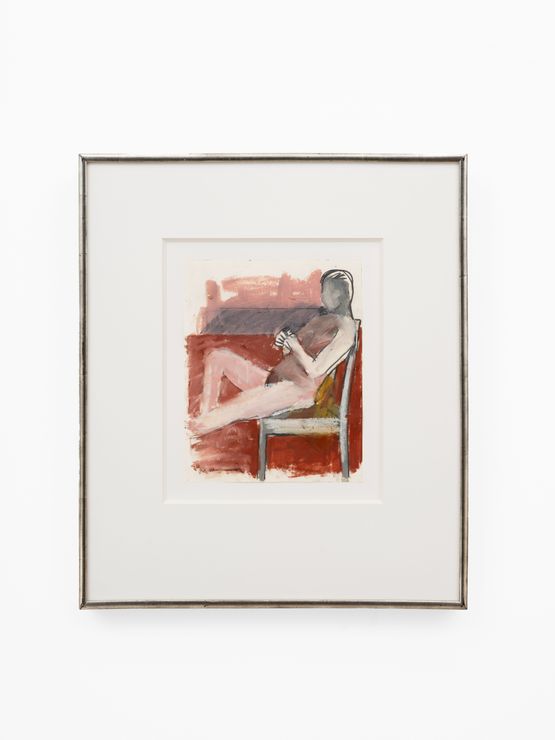 Pastel Figure Study No. 74 by Manuel Neri contemporary artwork Works on Paper