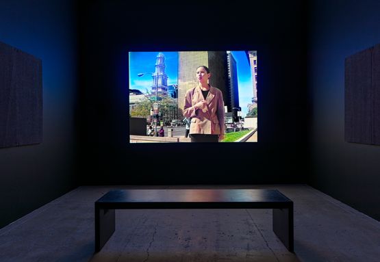 Welcome to the Wadsworth A Museum Tour by Andrea Fraser contemporary artwork Moving Image