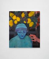 Gaza Apollo with Lemons by Rosalind Nashashibi contemporary artwork painting