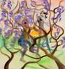 Wisteria Hysteria by Sophie Von Hellermann contemporary artwork Painting