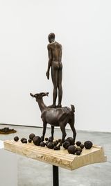 Driving out Flocks of Sheep and Ashes All Over the Mountain by Chen Xiaoyun contemporary artwork sculpture
