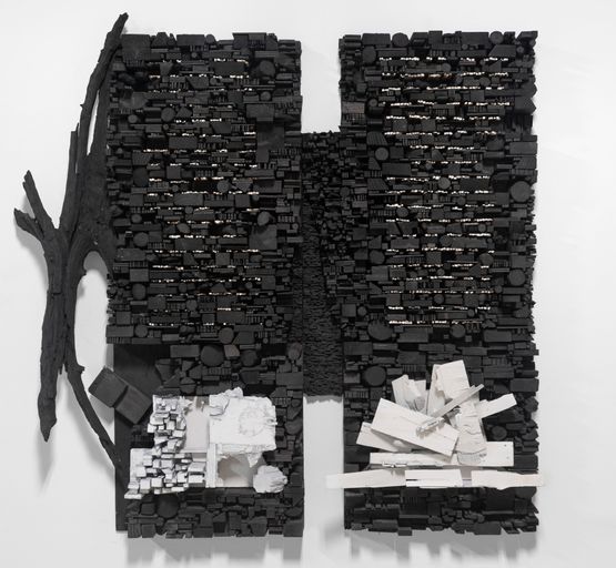 Number 313 by Leonardo Drew contemporary artwork Works on Paper